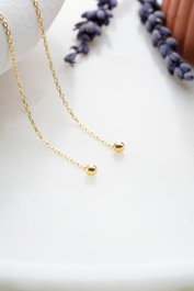 Heliophilia Silver Pendientes de Plata de Ley 925 con Circón y Baño de Oro